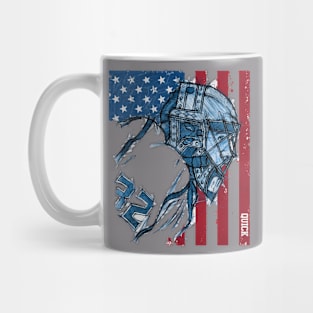 Jonathan Quick Los Angles Sketch USA Mug